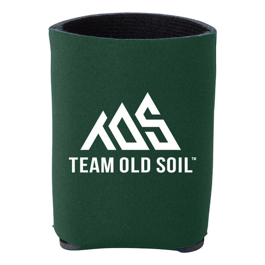 forest green can koozie