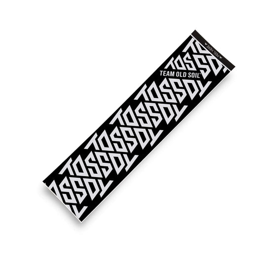 4mil traction pattern sticker white on black