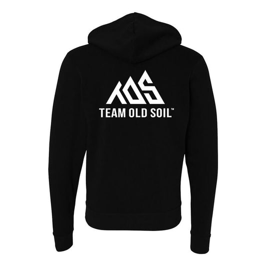 Unisex Classic zip up sweatshirt, black, back